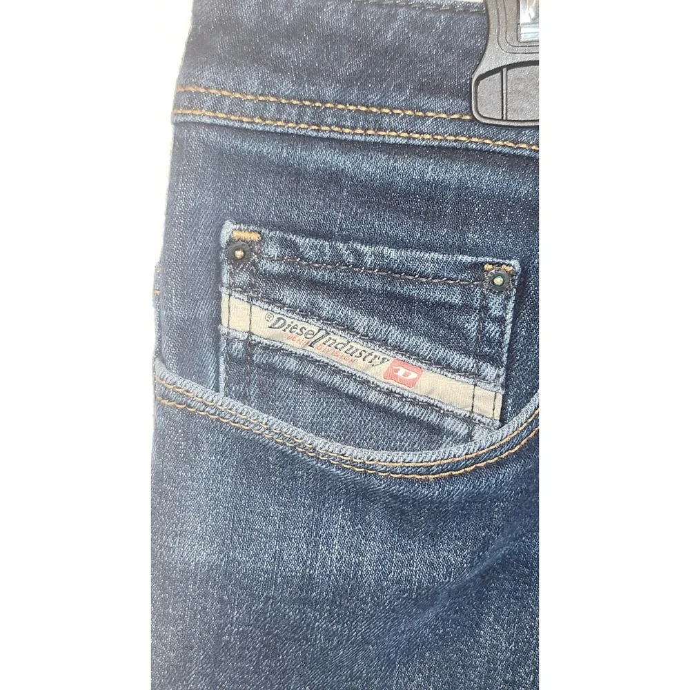 Diesel Safado Regular Slim Straight Jeans Dark Wash 34x32 0604B Stretch